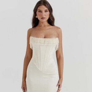 House of CB Nalita Vintage Cream Dress